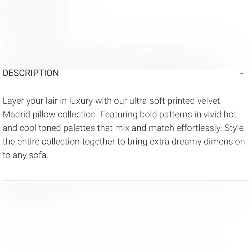 Jonathan Adler 💙 NIB “Sold Out”  Madrid Supergraphic Pillow - Picture 12 of 12